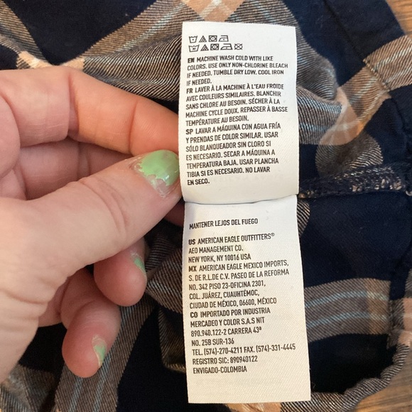 💛S💛 Plaid Mini Dress Sleeveless Apron Patch Pockets Summer Spring - Picture 7 of 9